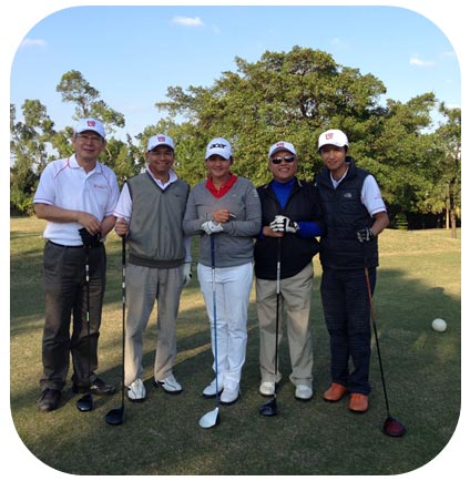 Favorite sport ( with Ya-Ni Tseng for a charity game) 